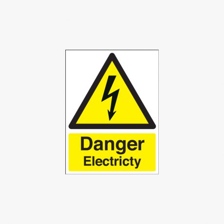 400x300mm Danger Electricity Plastic Signs