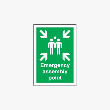 A1 Emergency Assembly Point Self Adhesive Plastic Signs