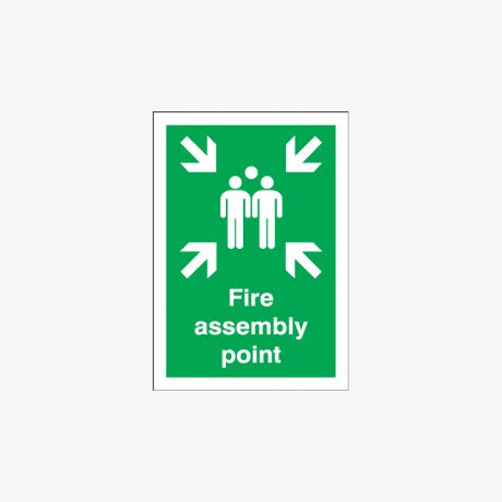 A1 Fire Assembly Point Self Adhesive Plastic Signs