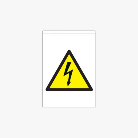 A1 Danger High Voltage Self Adhesive Plastic Signs