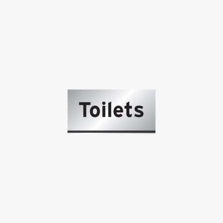 Aluminium 200x400mm Toilets Signs