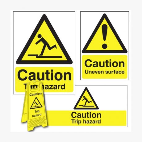 Caution Trip Hazard / Uneven Surface