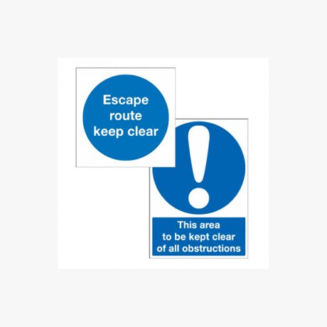 Escape Route Keep Clear
