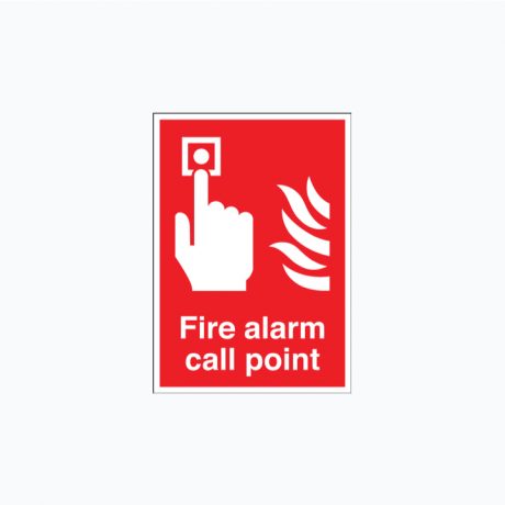 Fire Alarm Call Point Self Adhesive Signs 250 x 300