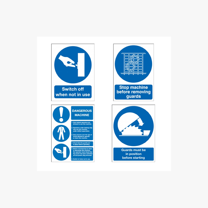 Machinery Safety Mandatory Signs Safety Sign UK