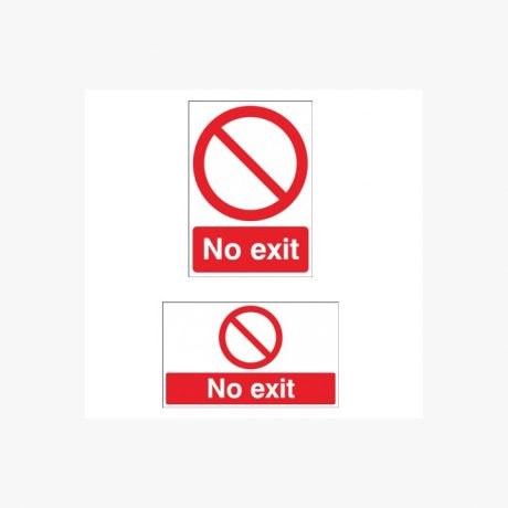 No Exit Signs