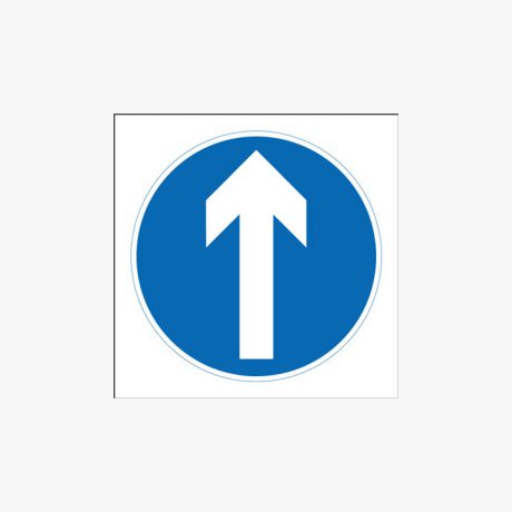 Plastic 600x600mm Arrow Traffic Sign Signs