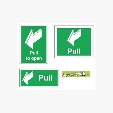 Pull To Open Signs