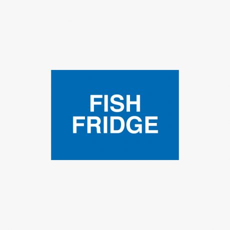 Plastic 210x148mm (A5) Fish Fridge Signs