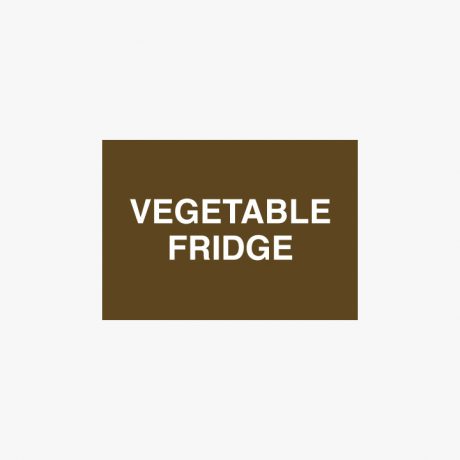 Plastic 210x148mm (A5) Vegetable Fridge Signs