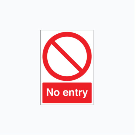 No Entry Circular - Diagonal Symbol