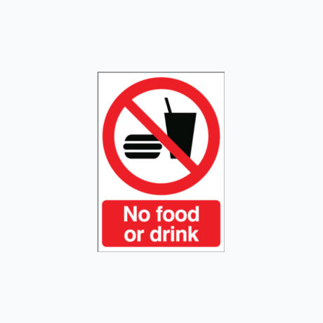 No Food or Drink Signs