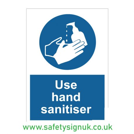 Use Hand Sanitiser Stickers
