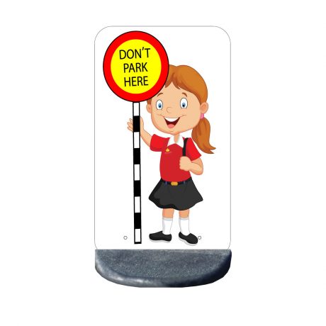 Road safety school no parking sign Emily