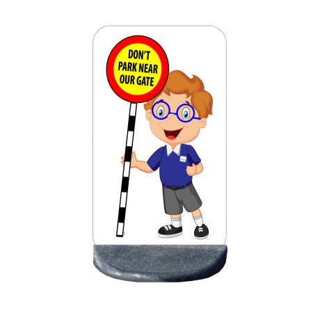 Road safety school no parking sign Finley