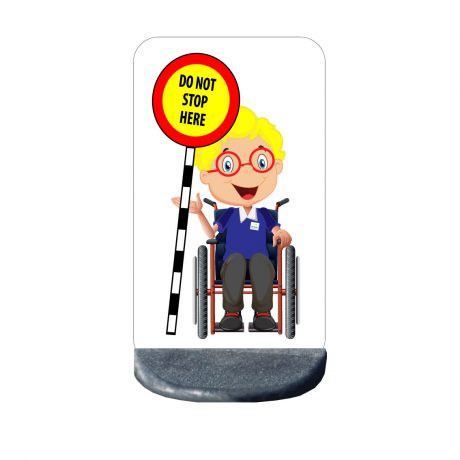 Road safety school no parking sign Gary