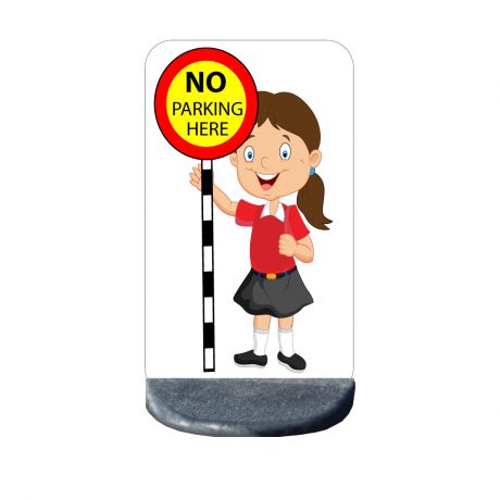 Road safety school no parking sign Michelle