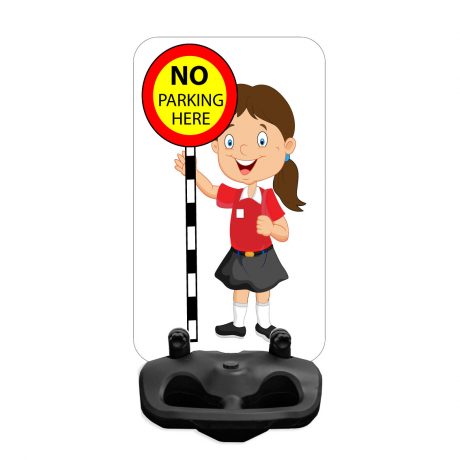Road safety school no parking sign Michelle
