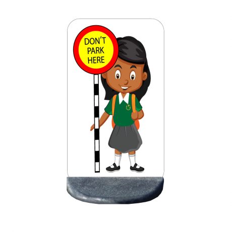 Road safety school no parking sign Zoey